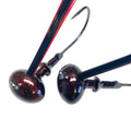CRL FOOTBALL HEADS BLACK RED GLITTER