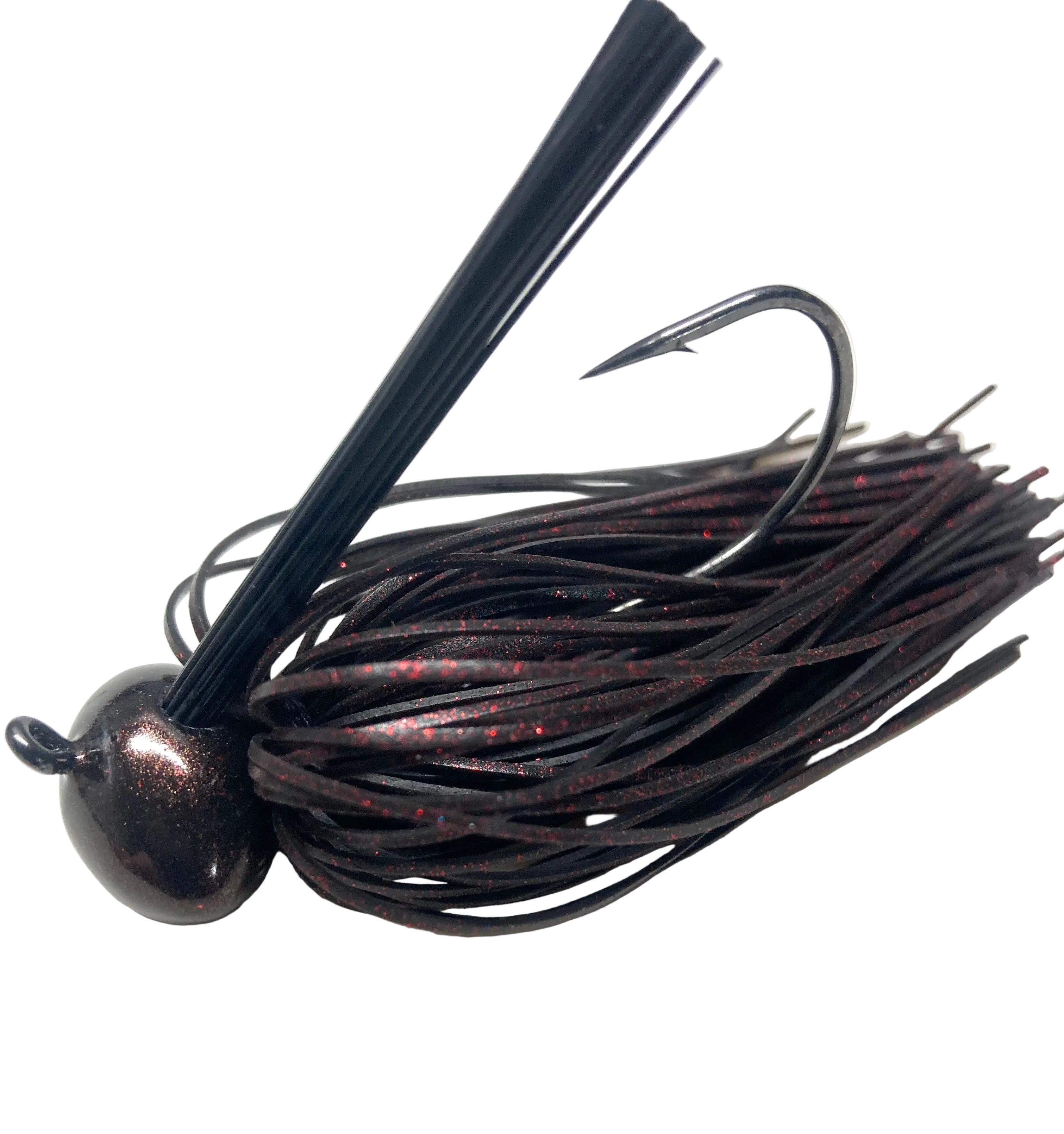 JIGMASTER SILICONE SERIES BLACK RED NEON