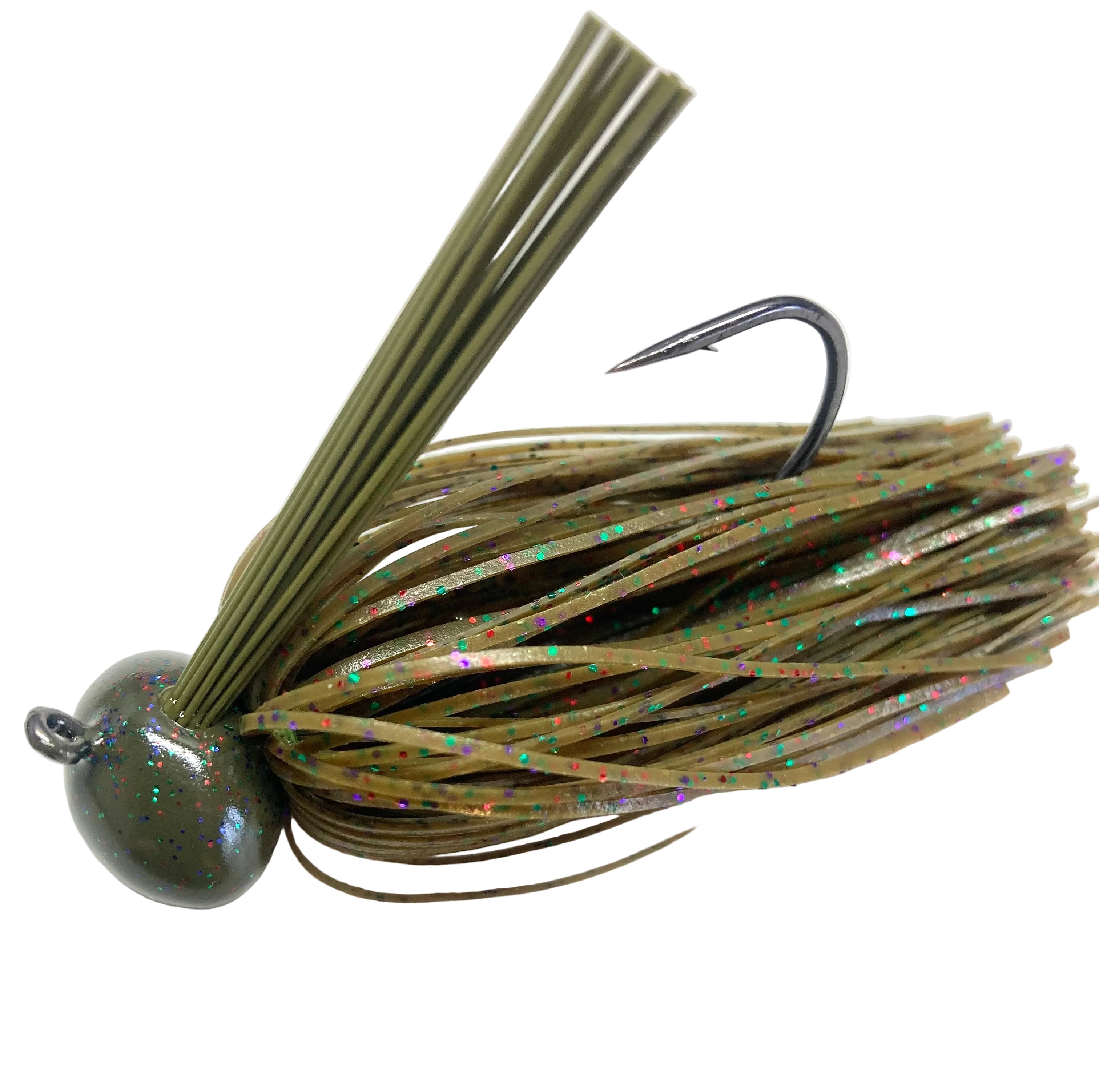 JIGMASTER SILICONE SERIES GREEN PUMPKIN CANDY RED