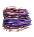 PUNCH SKIRT METALLIC BROWN VIOLET PURPLE