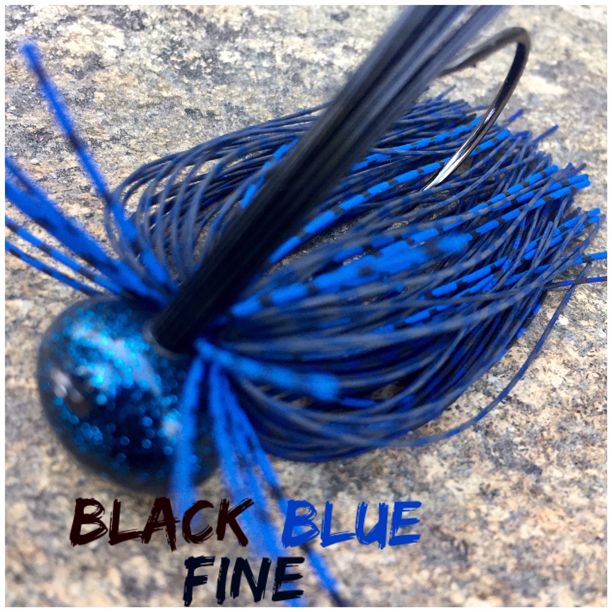 REPTILE RUBBER SERIES BLACK BLUE FINE